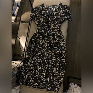 Women’s SHEIN Medium Floral MIDI T Shirt/Short Sleeve Dress